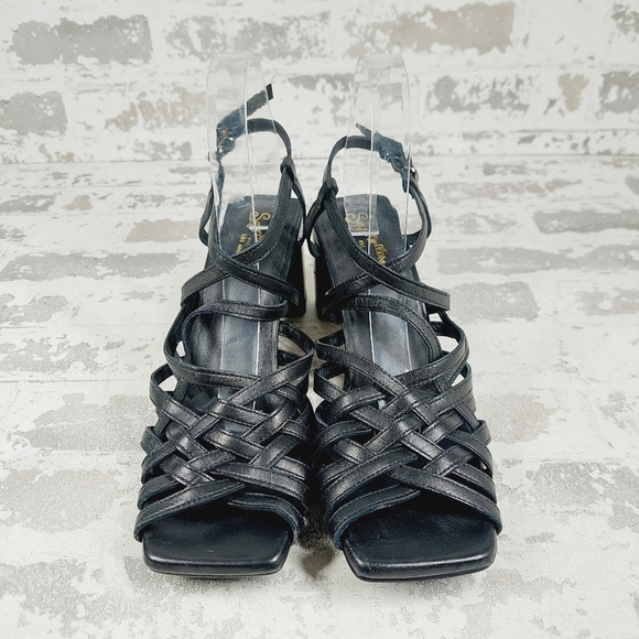 New Seychelles Charter STRAPPY BLOCK HEEL SANDAL T81 - Picture 3 of 14